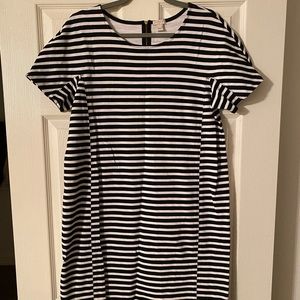 J Crew Striped Dress